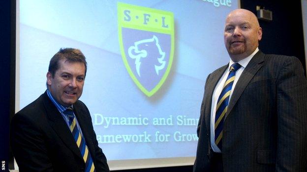 David Longmuir and SFL president David Ballantyne