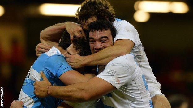 Argentina celebrate