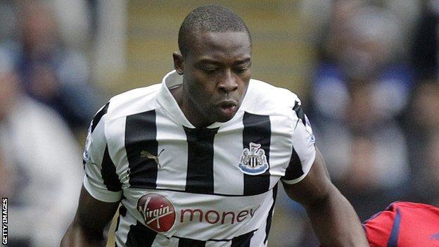 Nigeria and Newcastle striker Shola Ameobi