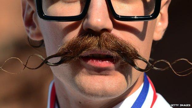 Man with big moustache