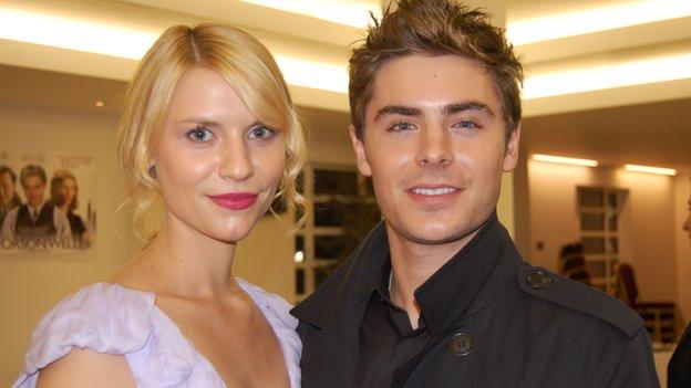 Zac Efron and Claire Danes