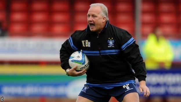 Bury boss Kevin Blackwell