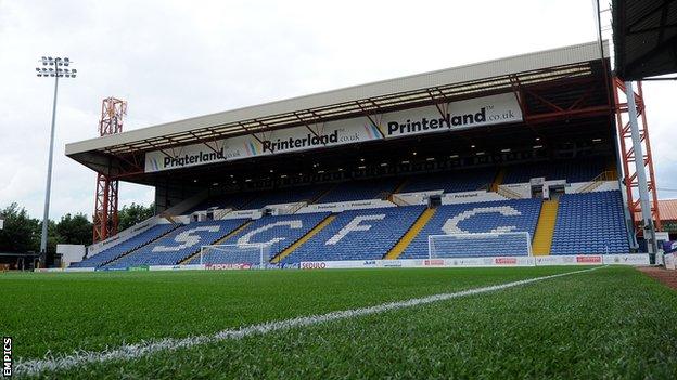 Edgeley Park, home of Stockport County