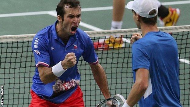 Radek Stepanek and Tomas Berdych