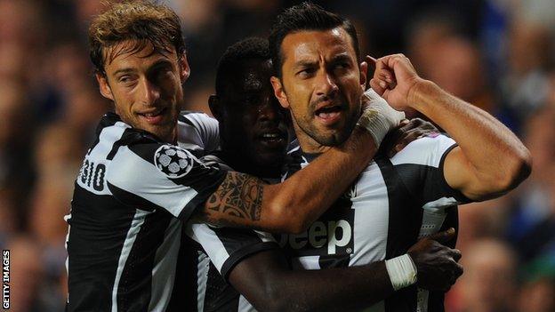 Claudio Marchisio (left) and Fabio Quagliarella