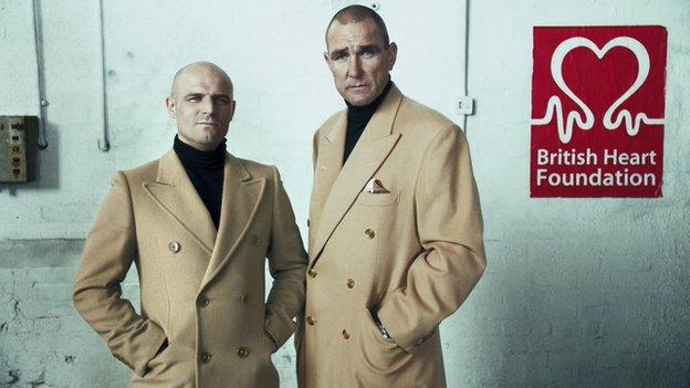 Alan Linton and Vinnie Jones