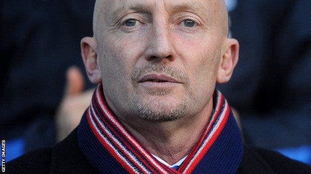 Crystal Palace manager Ian Holloway