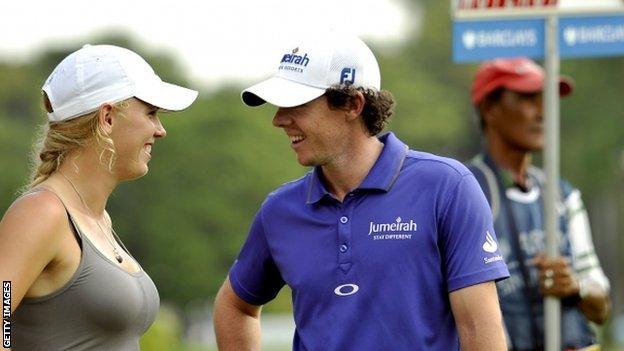 Caroline Wozniacki and Rory McIlroy