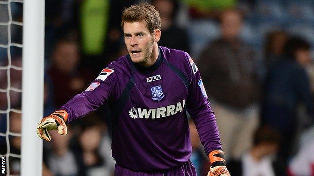 Tranmere Rovers goalkeeper Owain Fon Williams