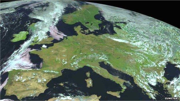 Europe by satellite