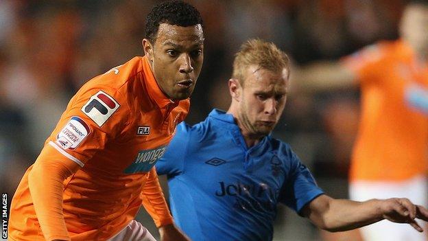 Blackpool winger Matty Phillips