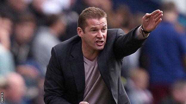 Preston North End manager Graham Westley