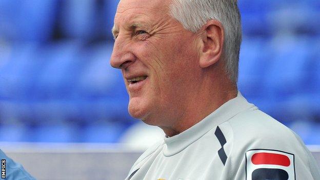 Tranmere Rovers manager Ronnie Moore