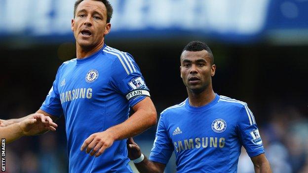 John Terry and Ashley Cole