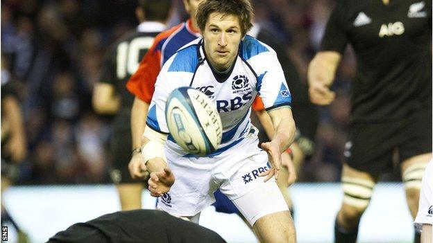 Scotland scrum-half Henry Pyrgos