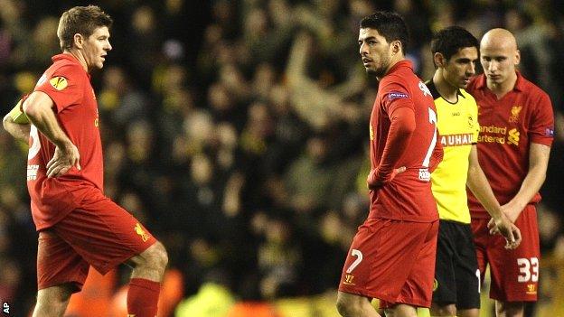 Steven Gerrard and Luis Suarez