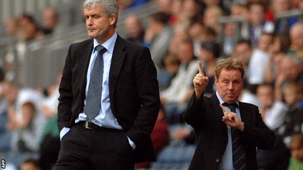 Mark Hughes and Harry Redknapp