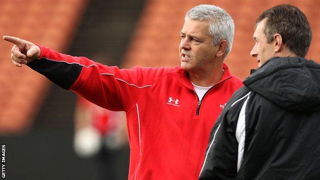 Warren Gatland and Rob Howley