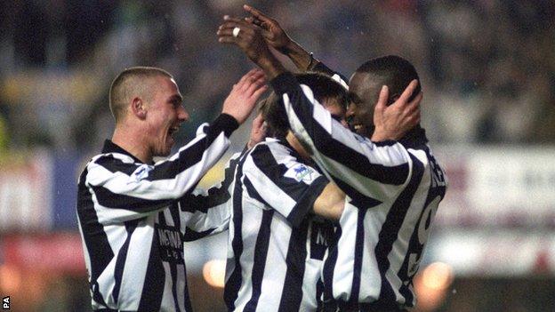 Peter Beardsley and Andy Cole