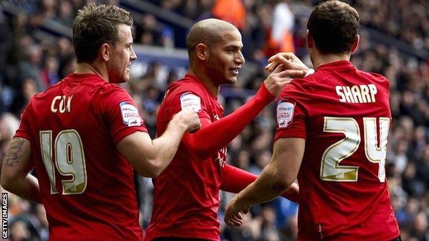 Nottingham Forest celebrate