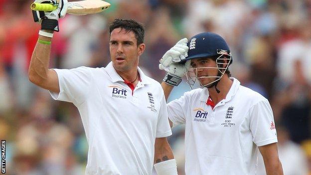 Kevin Pietersen and Alastair Cook