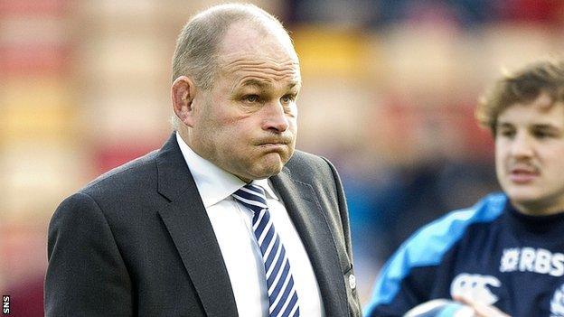 Scotland head coach Andy Robinson