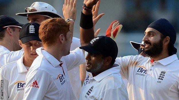 England celebrate