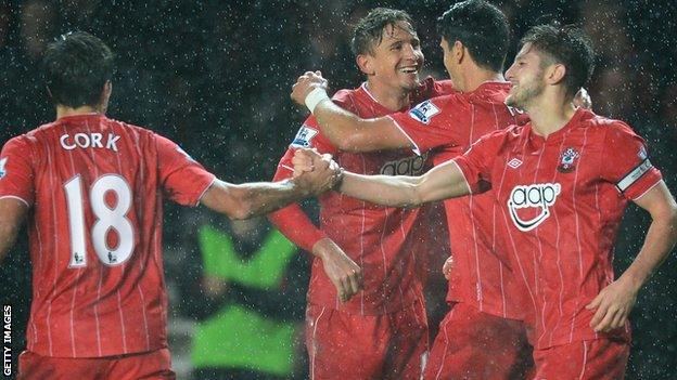 Southampton celebrate