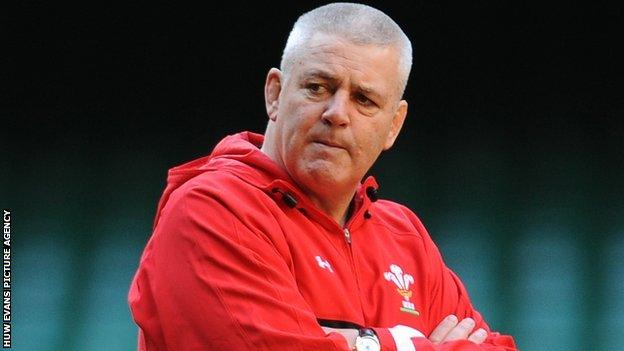 Wales coach Warren Gatland