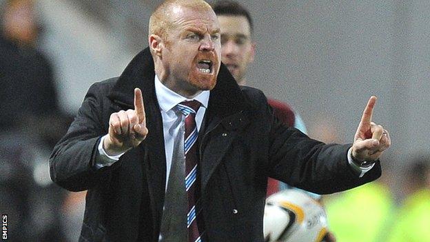 Burnley manager Sean Dyche