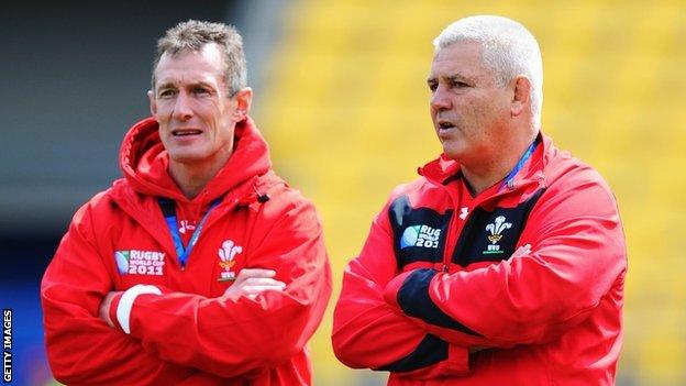 Rob Howley and Warren Gatland