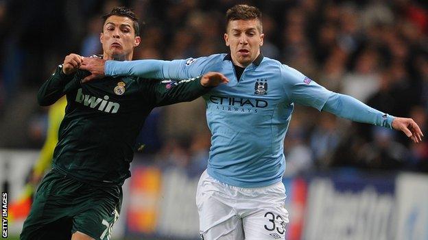 Cristiano Ronaldo and Matija Nastasic