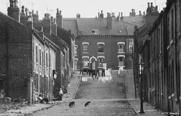 Washday in 1970s Leeds