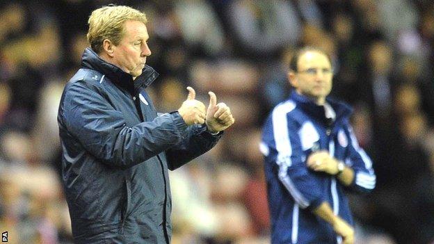 QPR boss Harry Redknapp (left) and Sunderland manager Martin O'Neill (right)