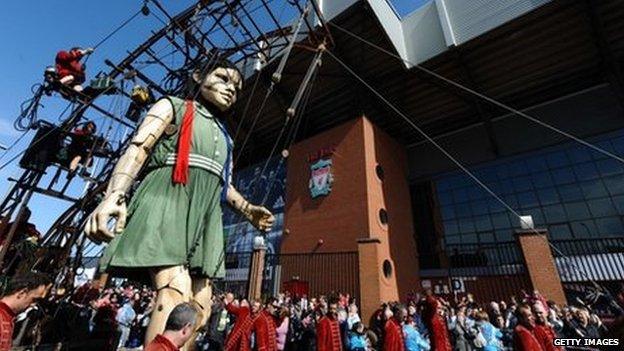 Little Girl Giant strides past Anfield