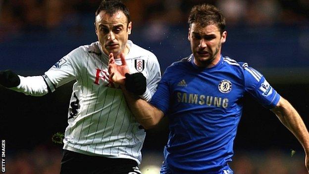 Dimitar Berbatov and Branislav Ivanovic