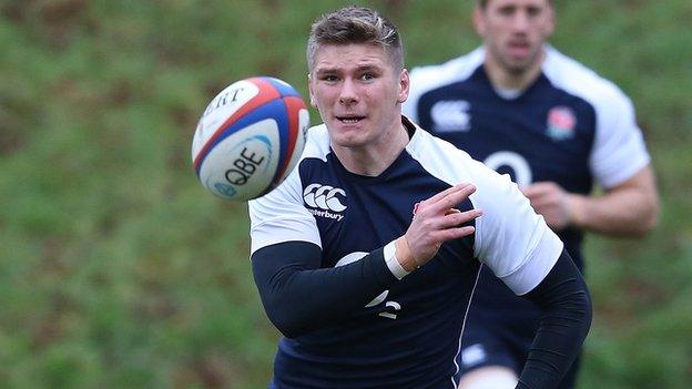 England fly-half Owen Farrell