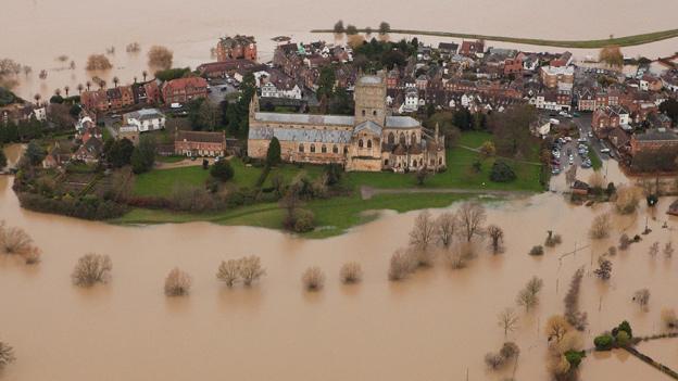 Tewkesbury indundated