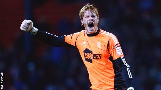 Bolton Wanderers goalkeeper Adam Bogdan