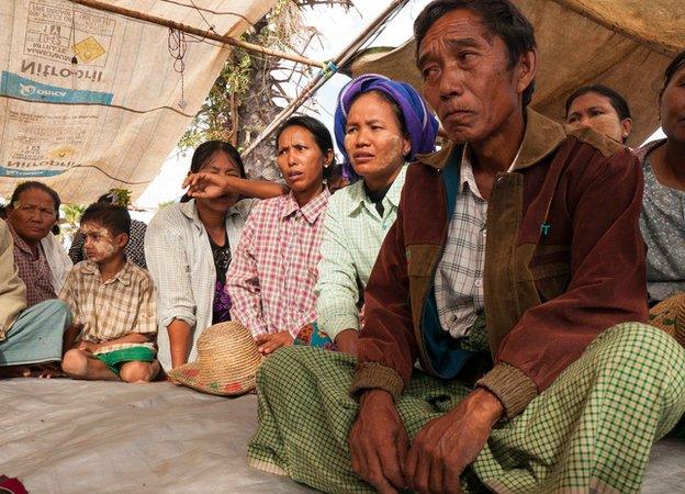 Monywa Mine Farmer Protestors