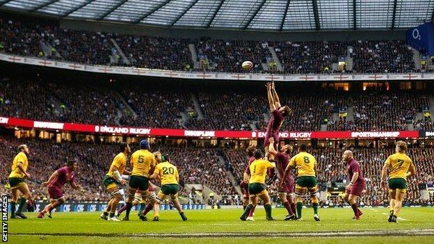 England v Australia at Twickenham