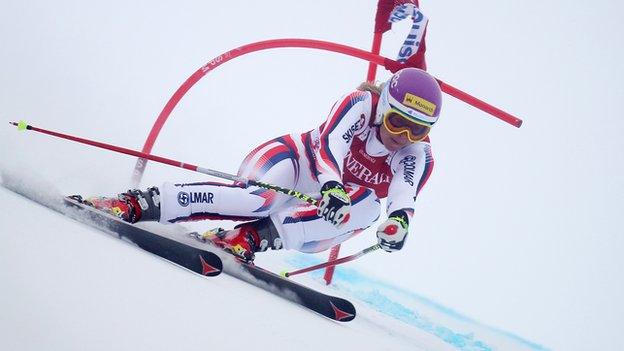 Chemmy Alcott on her return to action at Lake Louise