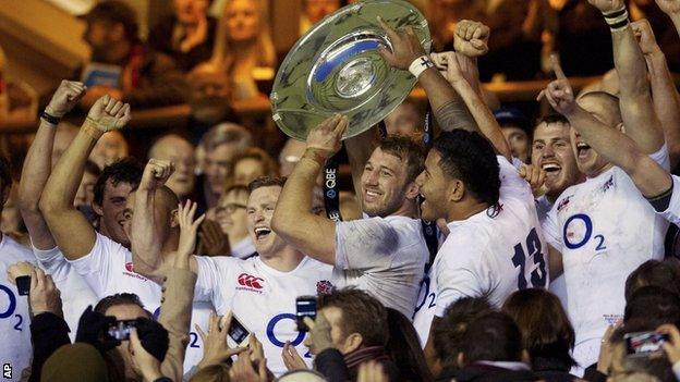 England celebrate win over New Zealand