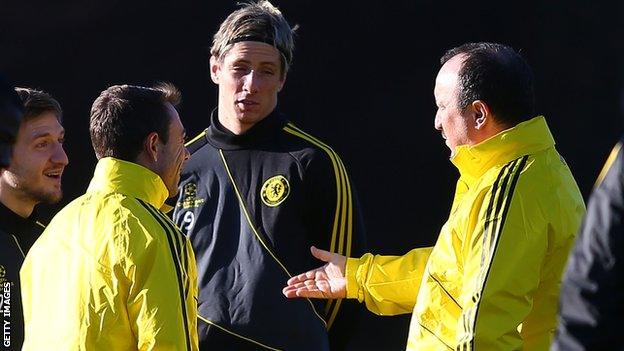 Rafa Benitez & Fernando Torres