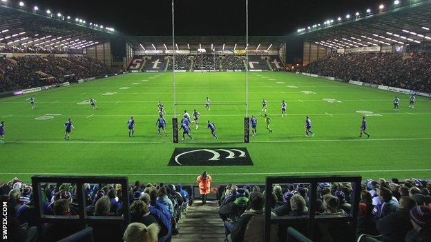 Stobart Stadium, home of Widnes Vikings