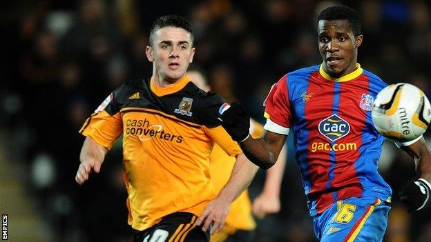 Robbie Brady and Wilfried Zaha