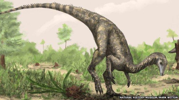 An artist's impression of Nyasasaurus parringtoni