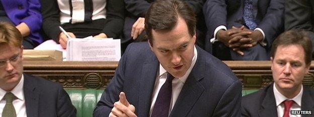 George Osborne in the Commons