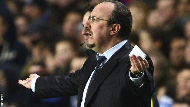 Chelsea interim manager Rafael Benitez