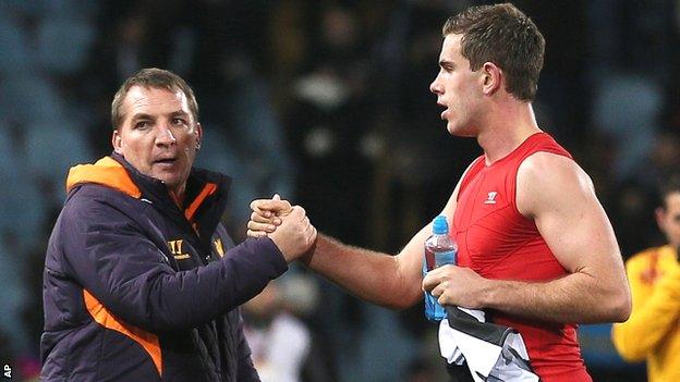 Brendan Rodgers and Jordan Henderson